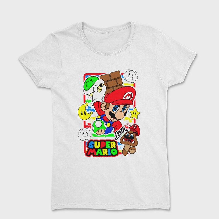 Super Mario 1up, Tricou Femei