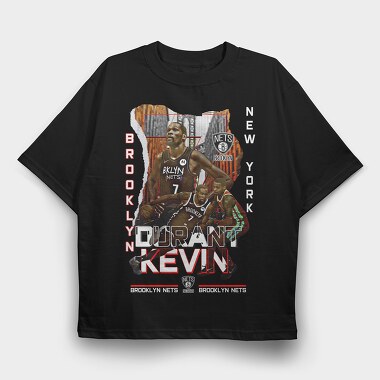 Kevin Durant, Tricou Oversize Barbati (Unisex)