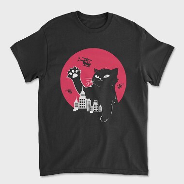 Cute Catzilla, Tricou Barbati (Unisex)