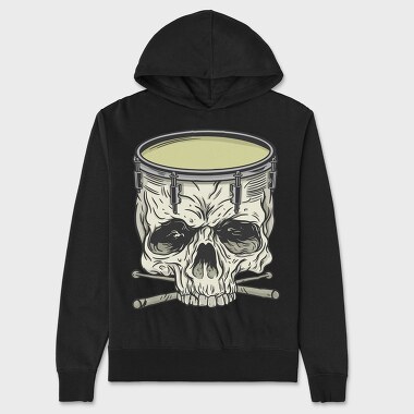 Hanorac Barbati (Unisex), Skull drum