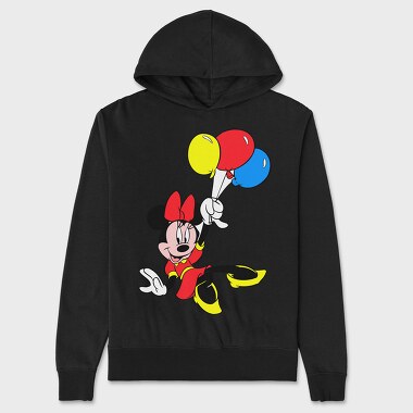 Cartoon Retro Minnie 3, Hanorac Oversize Barbati (Unisex)