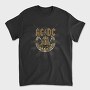 Acdc Bell Flames Eyes 2, Tricou Barbati (Unisex)