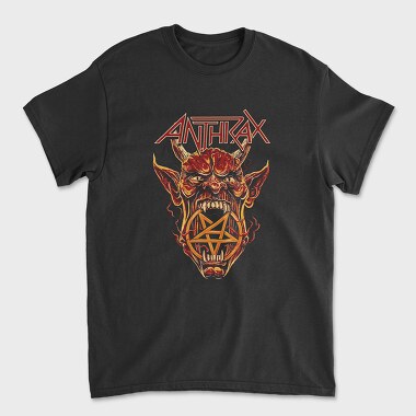 Anthrax Devil Pentagram, Tricou Barbati (Unisex)