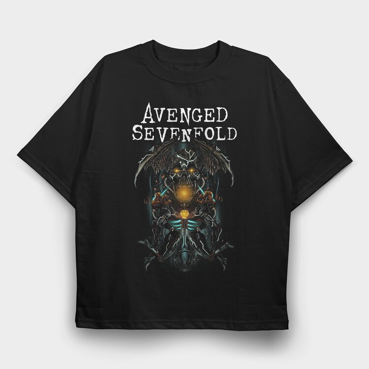 Avenged Sevenfold Angel, Tricou Oversize Barbati (Unisex)