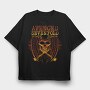 Avenged Sevenfold Skull, Tricou Oversize Barbati (Unisex)