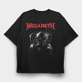 Megadeth Robot Face Eyes 2, Tricou Oversize Barbati (Unisex)