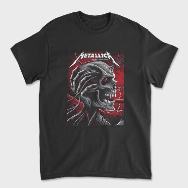 Metallica Skull Red Eyes, Tricou Barbati (Unisex)