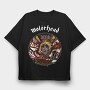 Motorhead 1916 Devil British Flag, Tricou Oversize Barbati (Unisex)