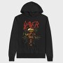 Slayer Skull Flames Crosses 5, Hanorac Oversize Barbati (Unisex)