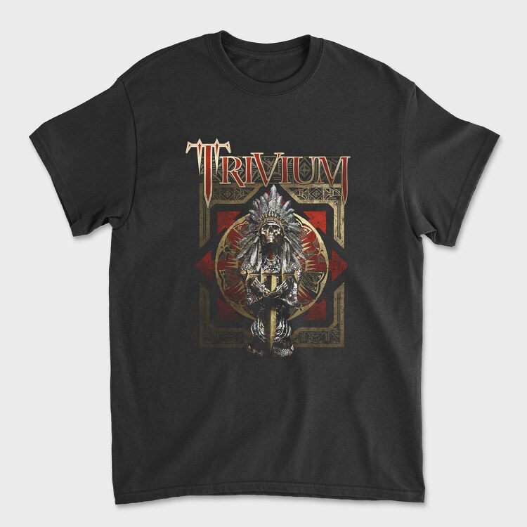 Trivium Skull Swords 2, Tricou Barbati (Unisex)