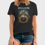 Megadeth Skull Planet Flames, Tricou Barbati (Unisex)