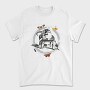Vintage Cats Butterflies, Tricou Barbati (Unisex)