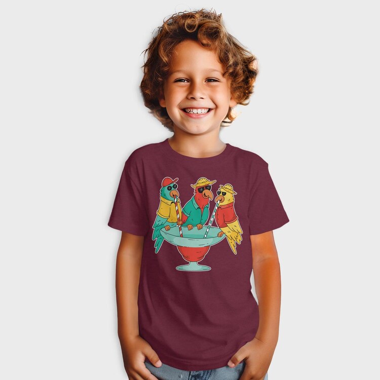 Parrots Drinking, Tricou Copii