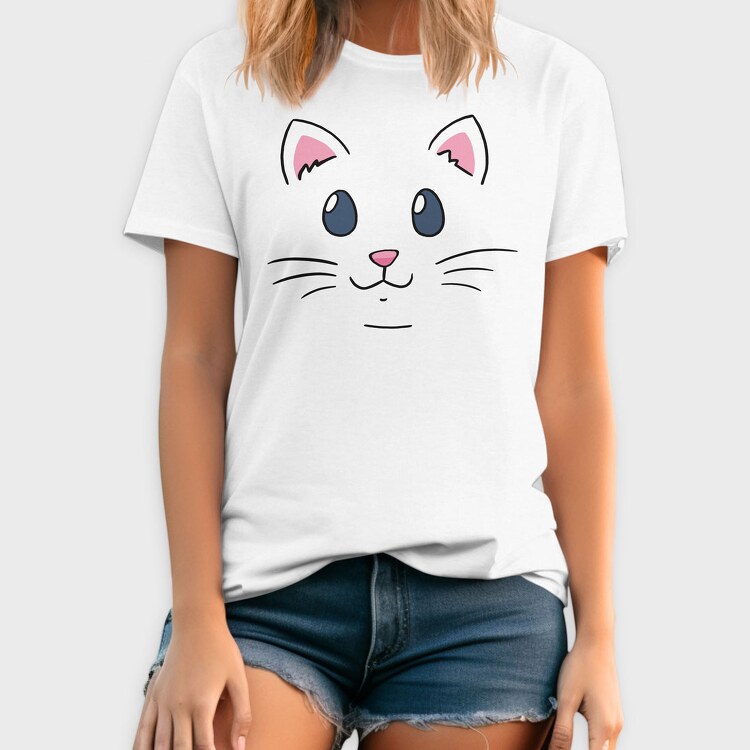 Cat Face, Tricou Barbati (Unisex)