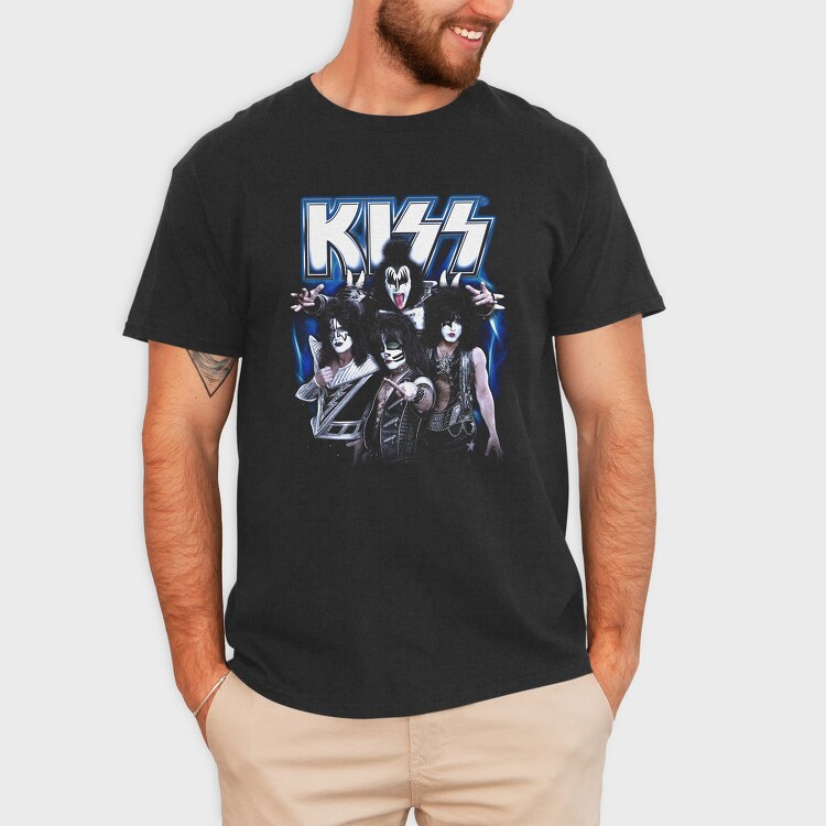 Kiss Band Legendary Rock, Tricou Barbati (Unisex)