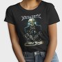 Megadeth Skull Planet Flames 2, Tricou Femei