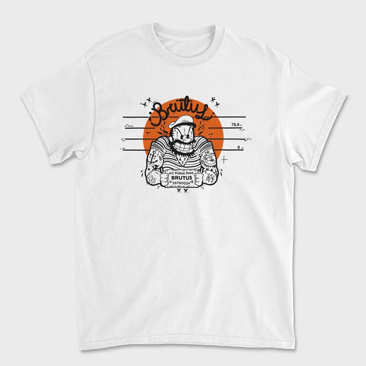 Brutus Police Dept Tattoo 78In, Tricou Barbati (Unisex)