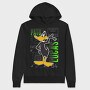 Daffy Duck New York City Urban Art, Hanorac Oversize Barbati (Unisex)