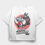 Itchy And Scratchy Show Urban Art 99, Tricou Oversize Barbati (Unisex)