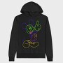Mickey Mouse Colorful Lines Urban Art 99, Hanorac Oversize Barbati (Unisex)