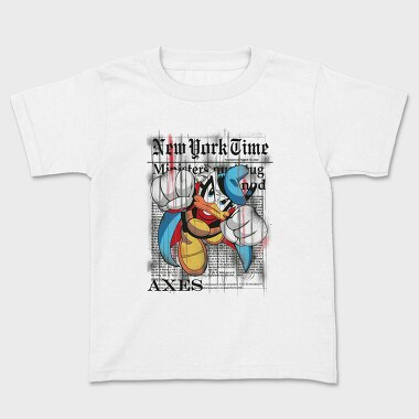 New York Time Donald Duck Urban Art, Tricou Copii