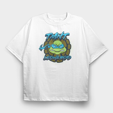 Ninjaturtles Leonardo Urban Art 99, Tricou Oversize Barbati (Unisex)