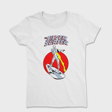 Silver Surfer Red Circle Sky, Tricou Femei