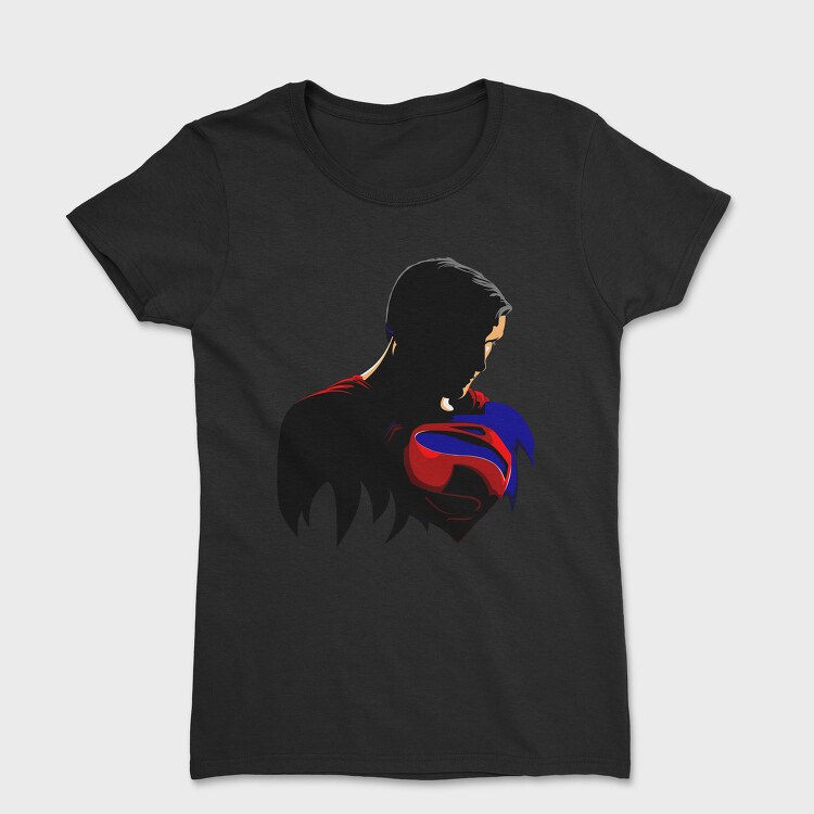 Superman Silhouette Back 99, Tricou Femei