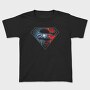 Superman Spiderman Crossed Suit Eyes, Tricou Copii