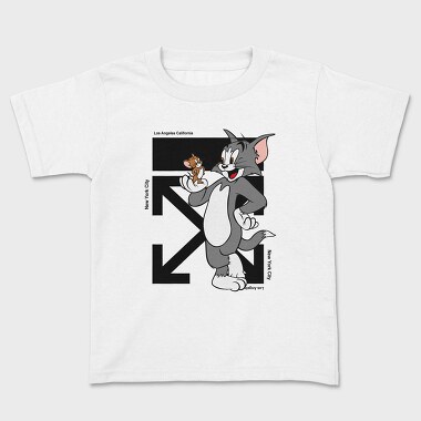 Tom And Jerry City Trip Los Angeles New York, Tricou Copii