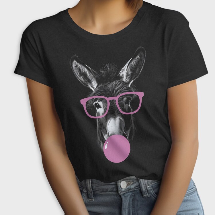 Donkey Monochrome Bubblegum, Tricou Femei