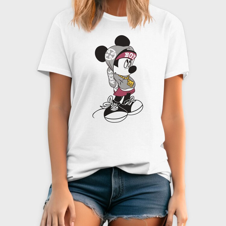 Mickey Mouse Boy Style Urban Art, Tricou Barbati (Unisex)