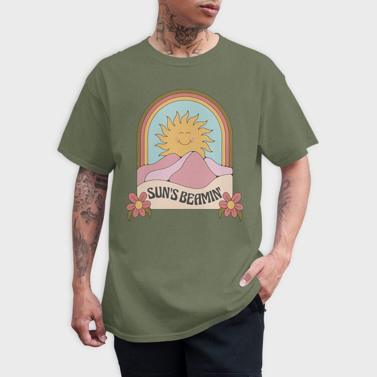 Suns Beamin, Tricou Barbati (Unisex)