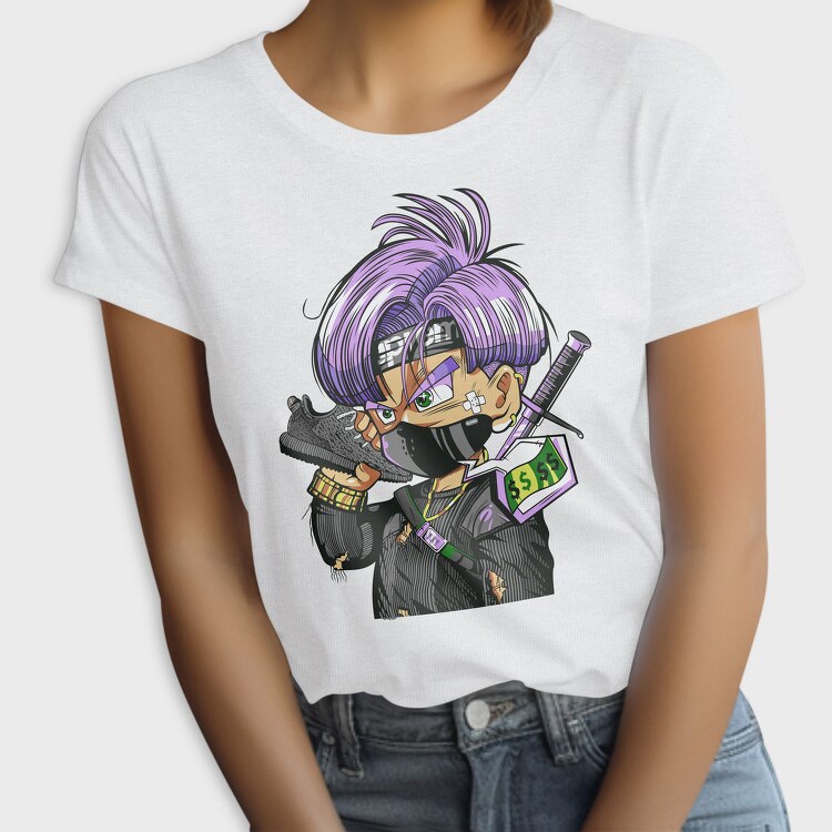 Supreme Money Gangster Gun Urban Art, Tricou Femei