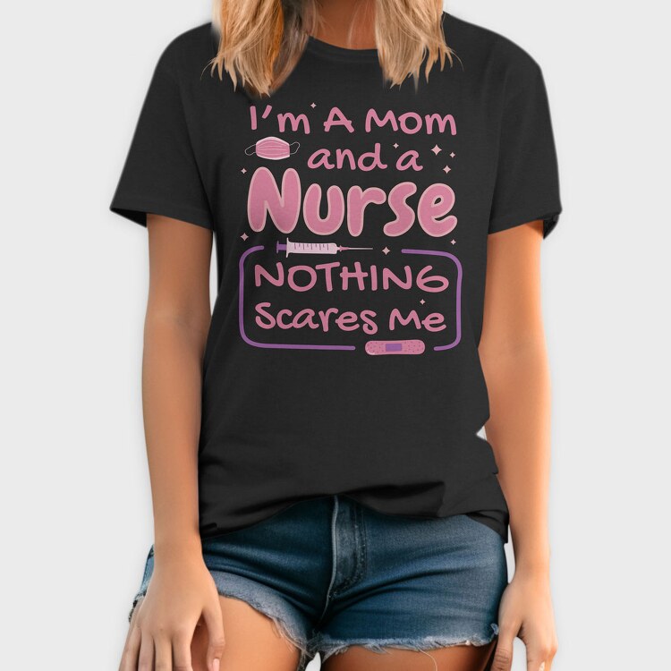 Mom and Nurse, Tricou Barbati (Unisex)