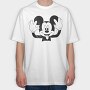 Mickey Mouse Waving Urban Art 99, Tricou Oversize Barbati (Unisex)