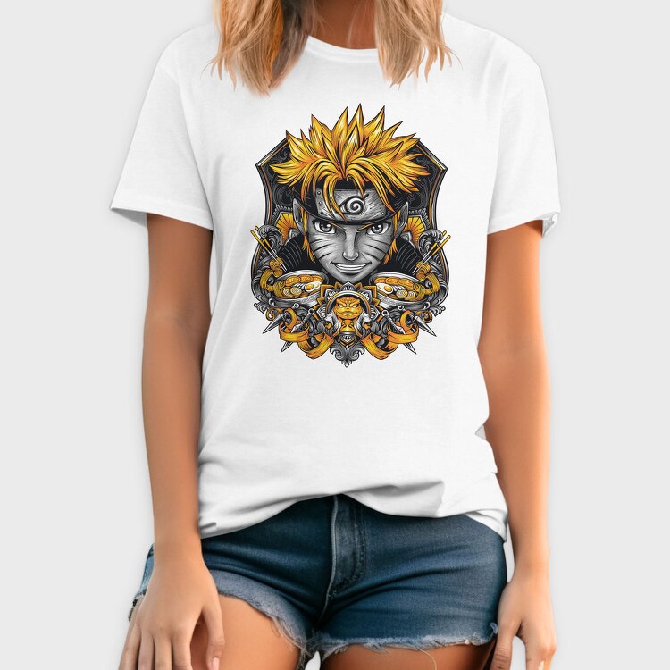 Naruto Food Noodles Urban Art, Tricou Barbati (Unisex)