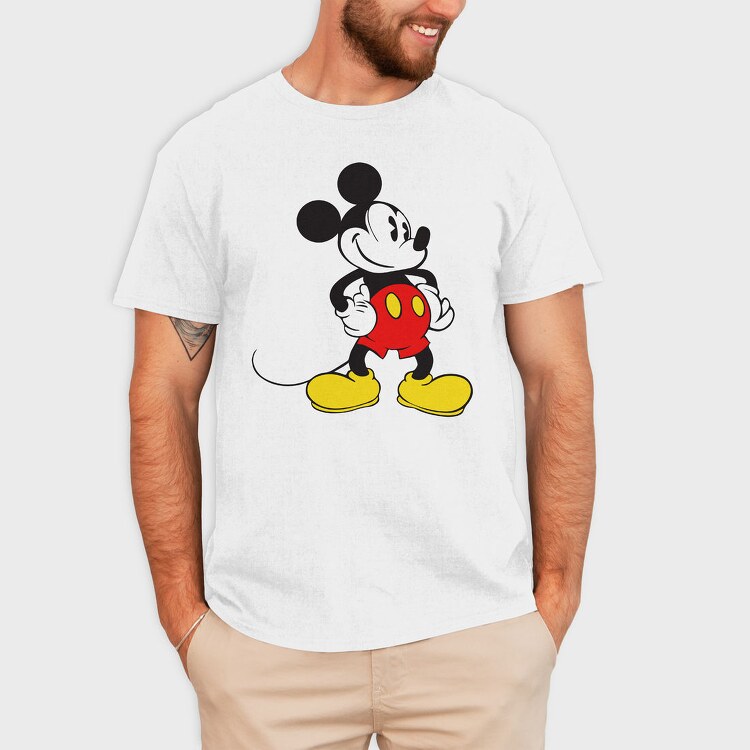 Mickey Mouse Classic Style Urban Art 99, Tricou Barbati (Unisex)
