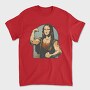 Mona Lisa Lifter, Tricou Barbati (Unisex)