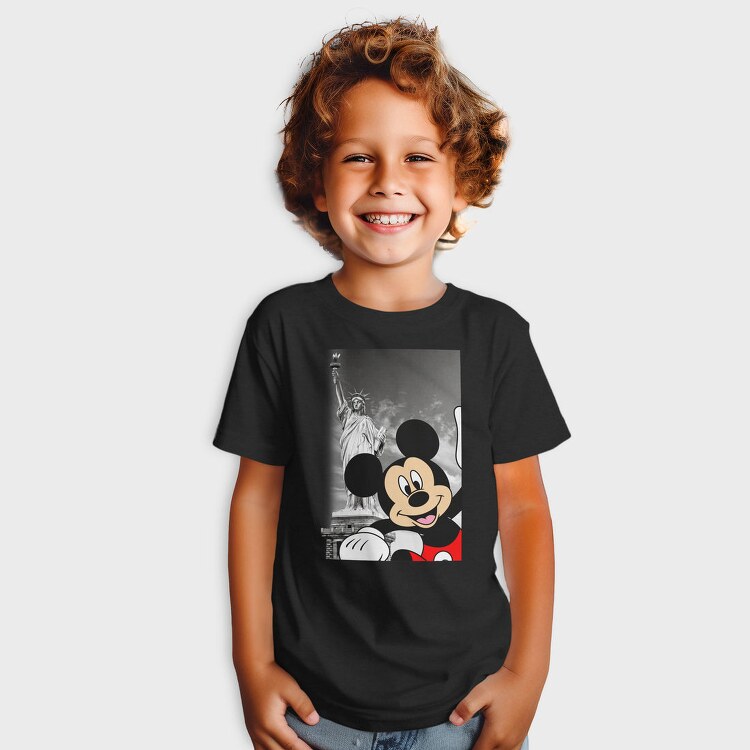 Statue Of Liberty Mickey Mouse New York, Tricou Copii