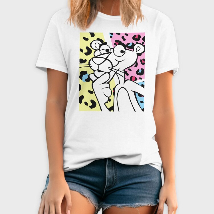 Pink Panther Cool Pattern Eyes, Tricou Barbati (Unisex)