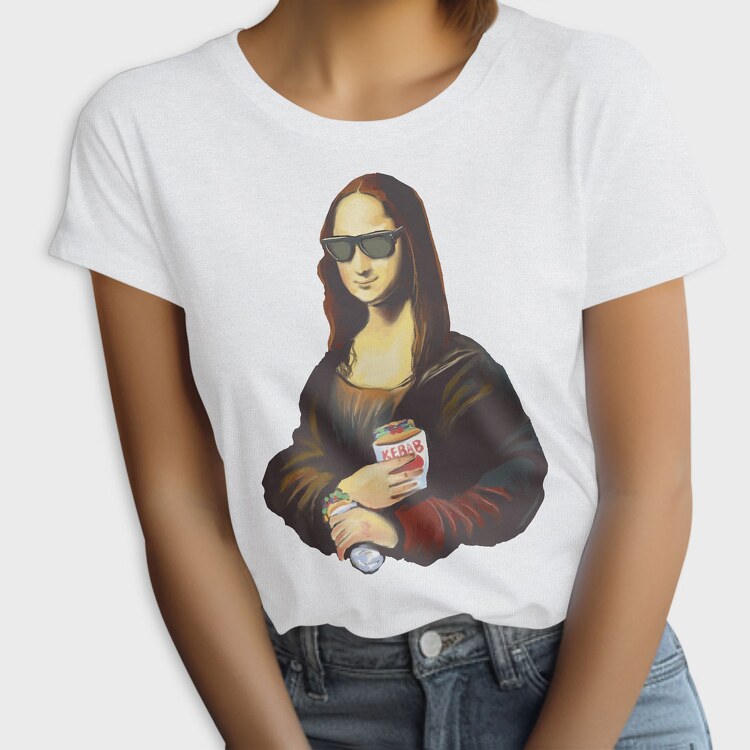 Monalisa Painting Kebab, Tricou Femei
