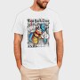New York Time Donald Duck Urban Art, Tricou Barbati (Unisex)