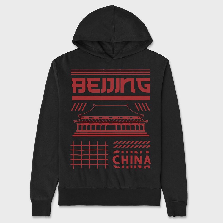 Beijing, Hanorac Oversize Barbati (Unisex)