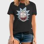 Zombie Rick Morty Eyes Blood, Tricou Barbati (Unisex)
