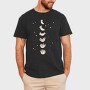 Cat Moon Phases, Tricou Barbati (Unisex)