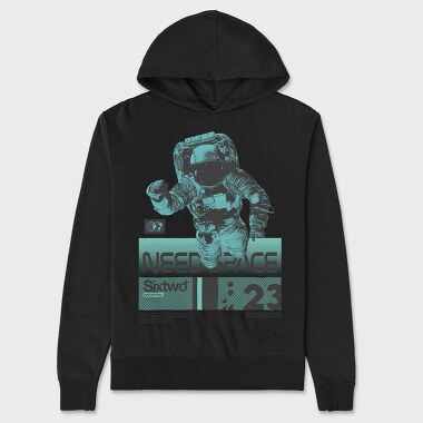 Need Space 1, Hanorac Oversize Barbati (Unisex)