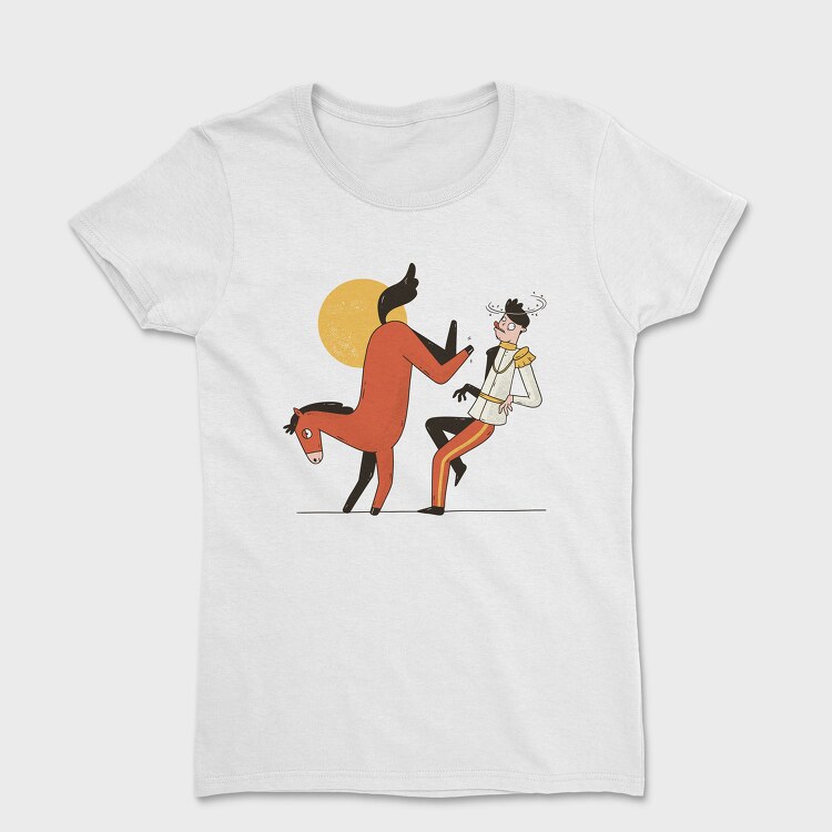 Tricou Femei, Horse Kicking Prince