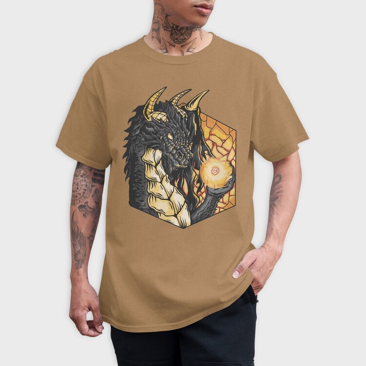 Dragon Roll Dice, Tricou Barbati (Unisex)
