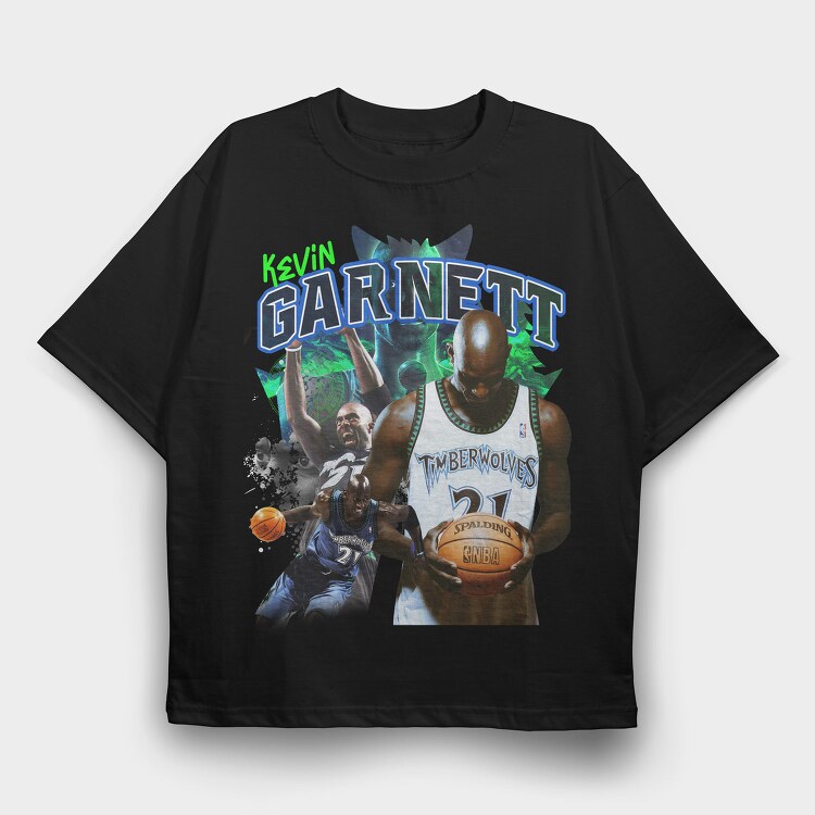 Garnett Wolf, Tricou Oversize Barbati (Unisex)